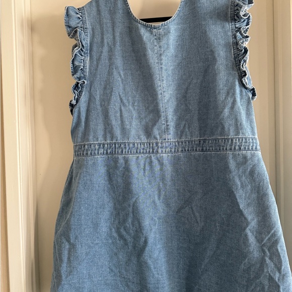 ASOS CURVE - Jean Ruffle Dress - Picture 2 of 5